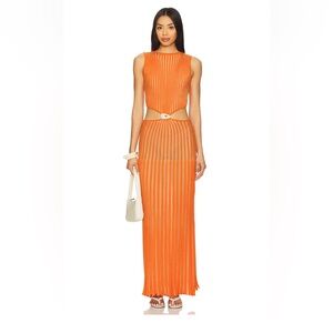Baobab Blade Maxi Dress in Granita Orange